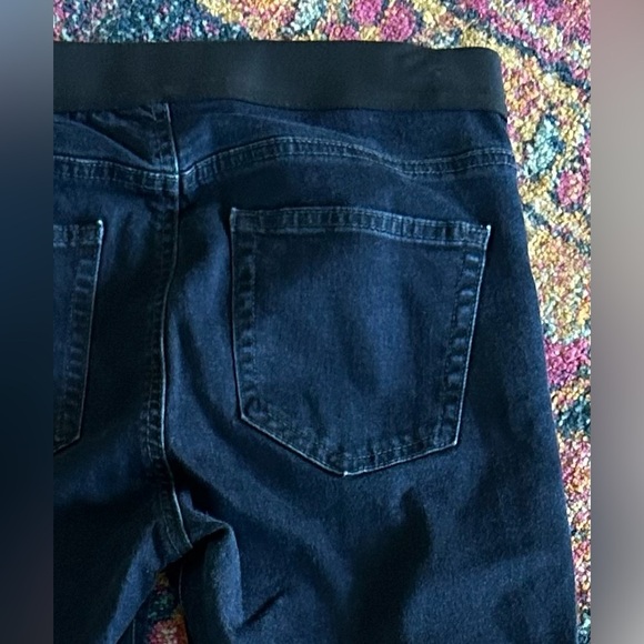 🔥GAP | Women’s dark indigo Resolution Pull-On Jeggings, elastic waist, size 30P - Picture 7 of 11